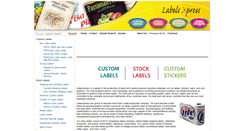 Desktop Screenshot of labelsxpress.com